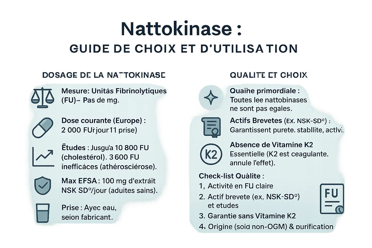 Infographie sur la nattokinase