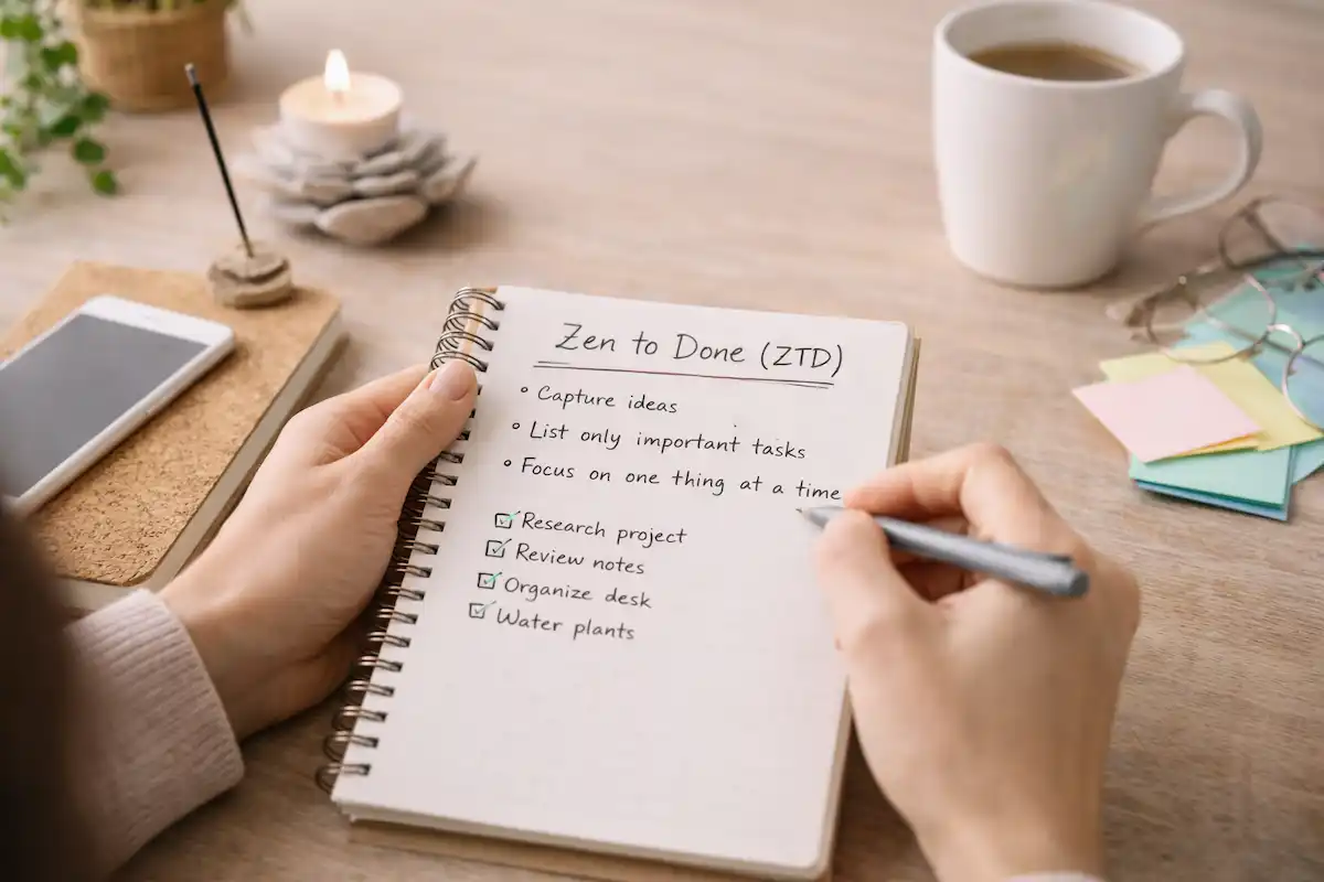 Méthode Zen to Done (ZTD): s’organiser sans s’épuiser