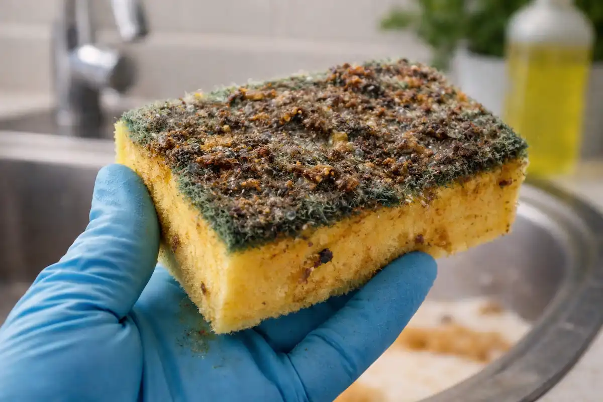 Éponge de cuisine et bactéries : les risques et solutions